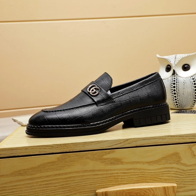 Elegant Gxccx Leather Shoes 163208