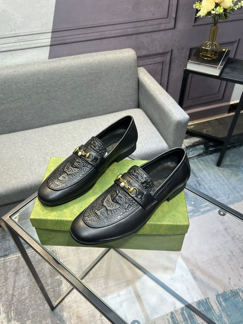 Trendy Gxccx Leather Shoes 163215