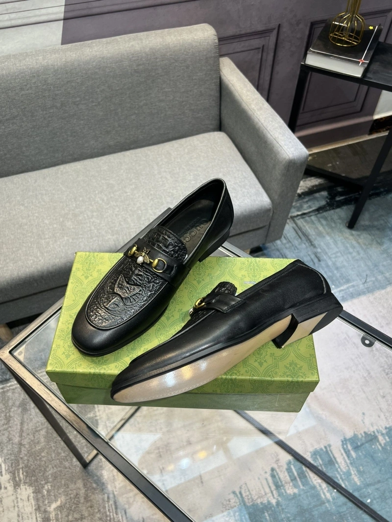 Trendy Gxccx Leather Shoes 163215
