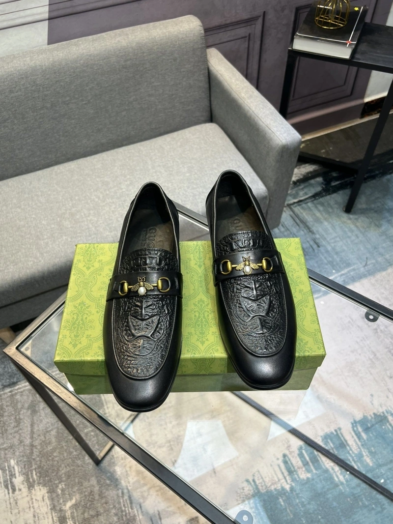 Trendy Gxccx Leather Shoes 163215