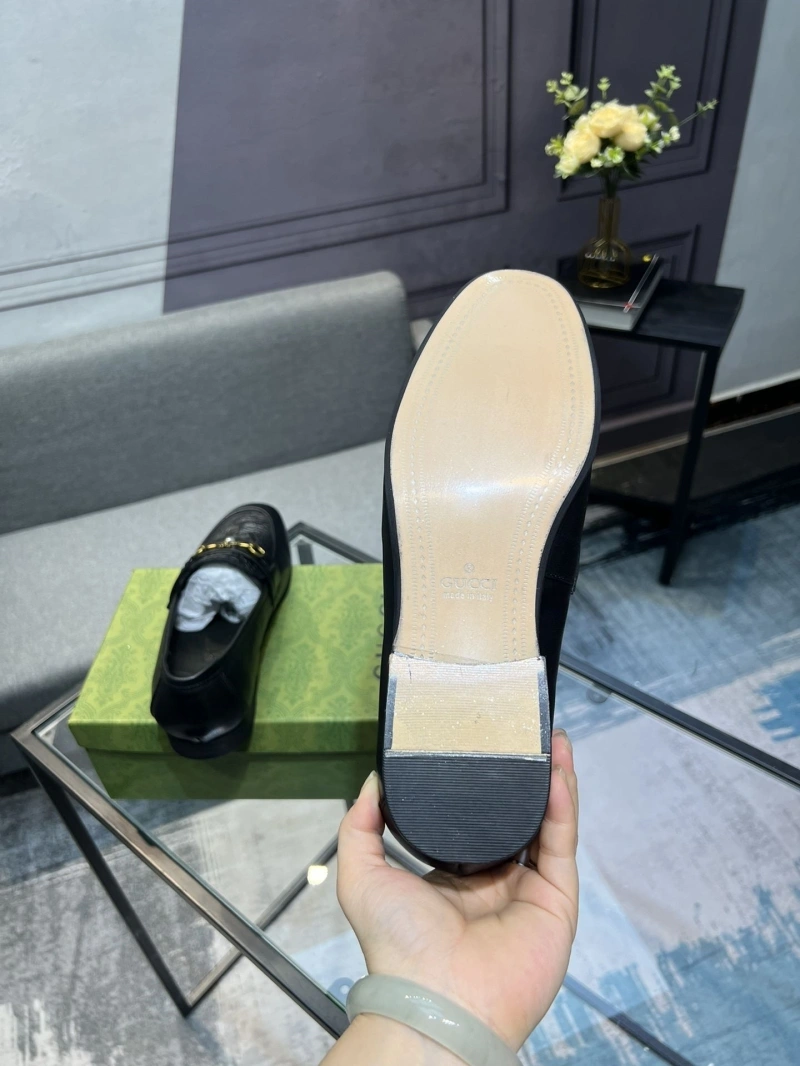Trendy Gxccx Leather Shoes 163215