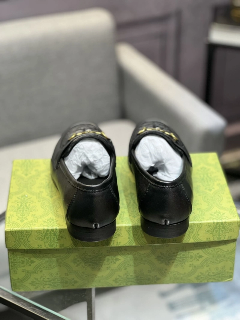 Trendy Gxccx Leather Shoes 163215