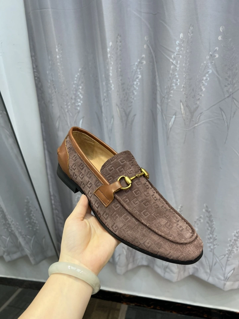 Trendy Gxccx Leather Shoes 163198