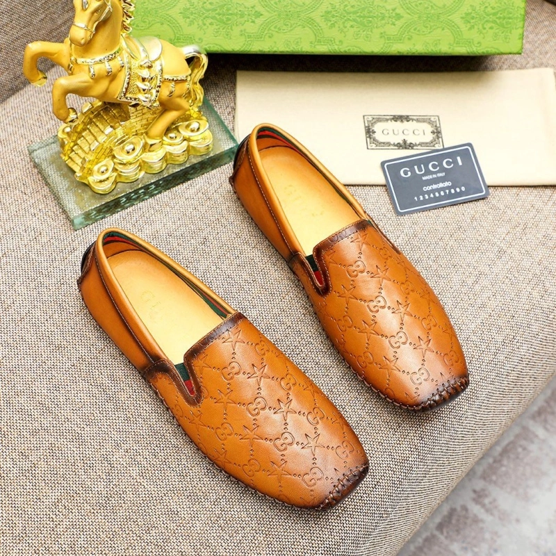 Trendy Gxccx Leather Shoes 163174