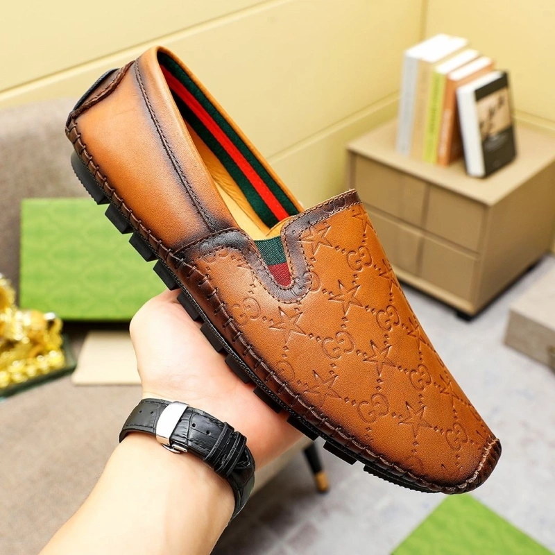 Trendy Gxccx Leather Shoes 163174