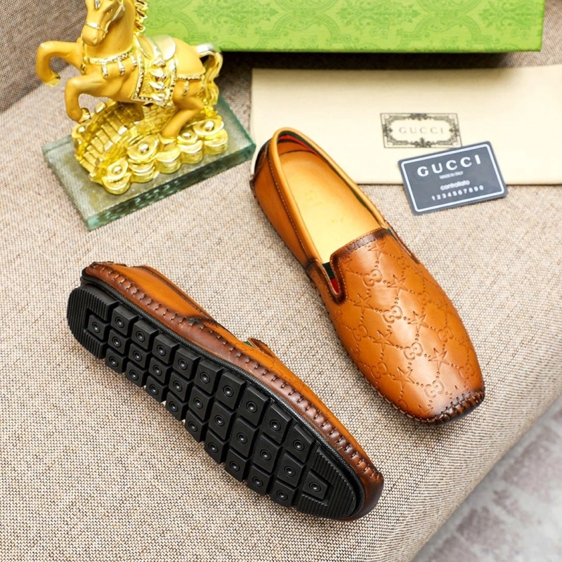 Trendy Gxccx Leather Shoes 163174