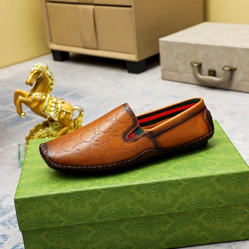 Trendy Gxccx Leather Shoes 163174