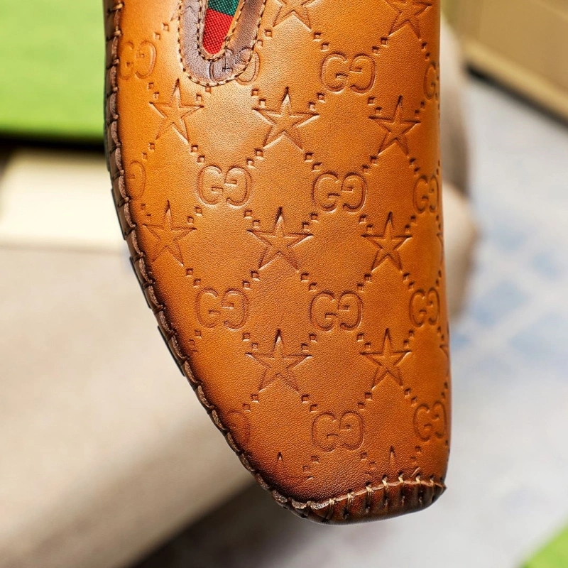 Trendy Gxccx Leather Shoes 163174