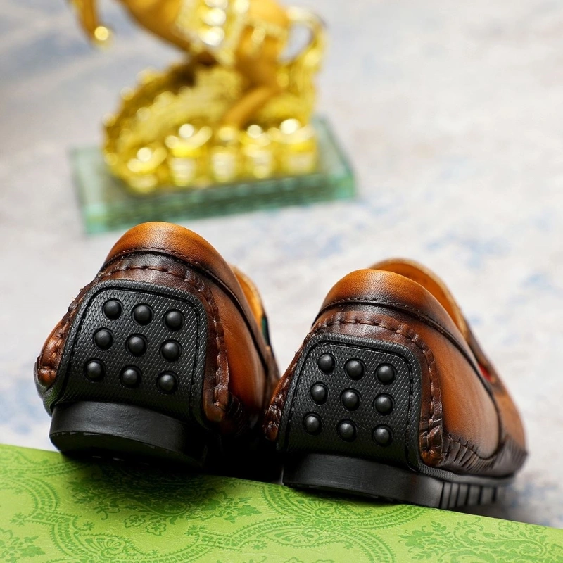 Trendy Gxccx Leather Shoes 163174