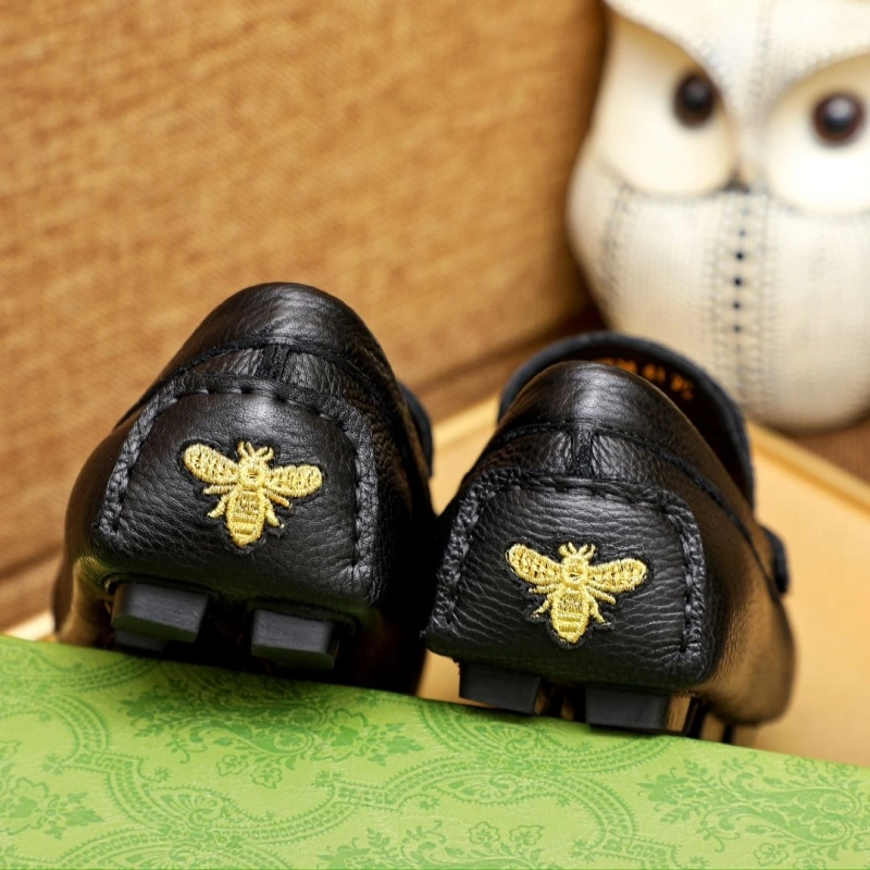 Gxccx Leather Shoes Versatile 163121