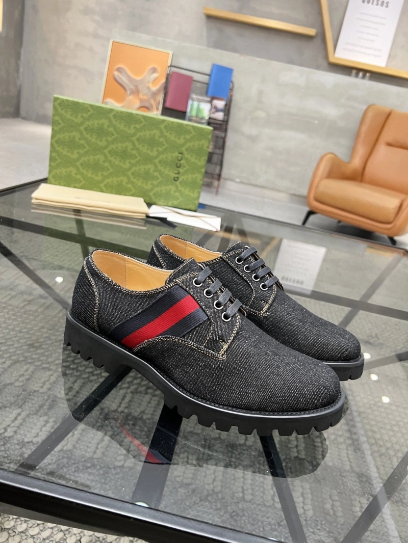 Refined Gxccx Leather Shoes 163057
