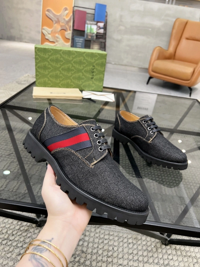 Refined Gxccx Leather Shoes 163057