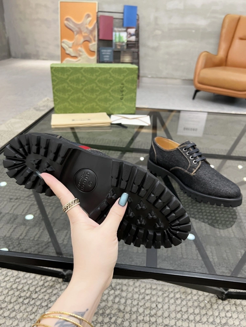 Refined Gxccx Leather Shoes 163057