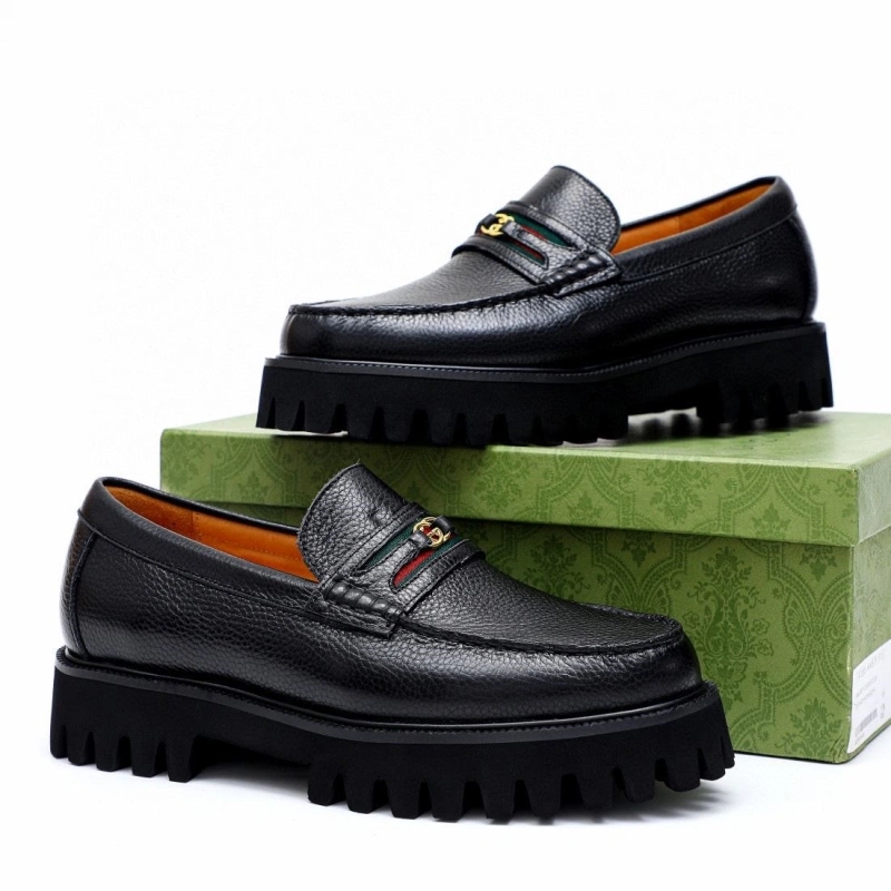 Elegant Gxccx Leather Shoes 163046