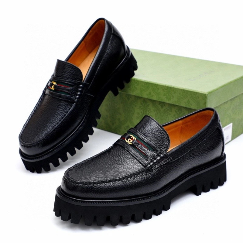 Elegant Gxccx Leather Shoes 163046
