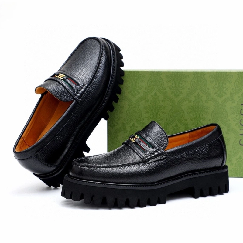 Elegant Gxccx Leather Shoes 163046