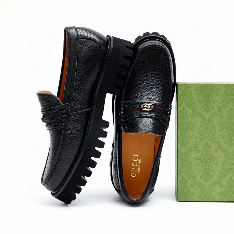 Elegant Gxccx Leather Shoes 163046