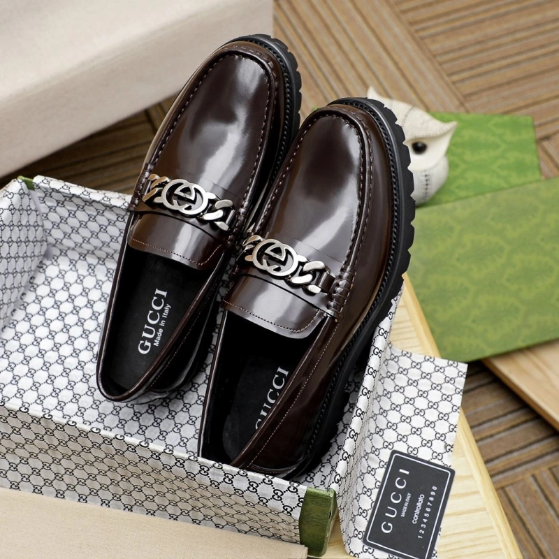 Gxccx Leather Shoes Trendsetting 163026
