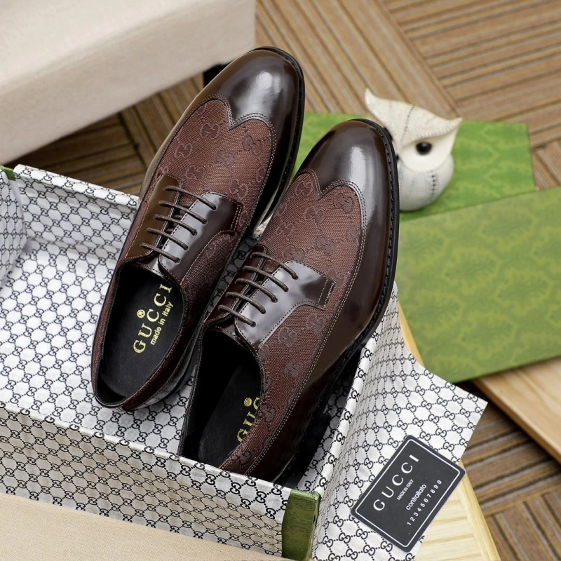 Stylish Gxccx Leather Shoes 163032