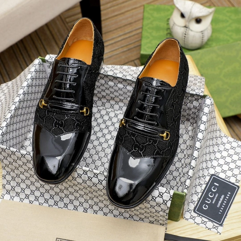 Trendsetting Gxccx Leather Shoes 163009