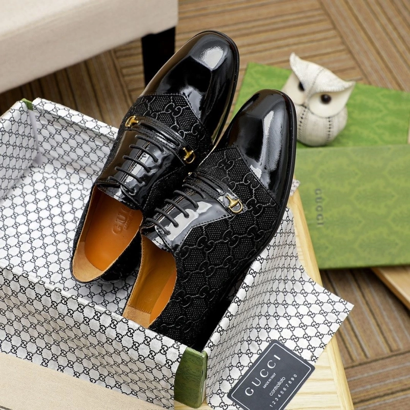 Trendsetting Gxccx Leather Shoes 163009