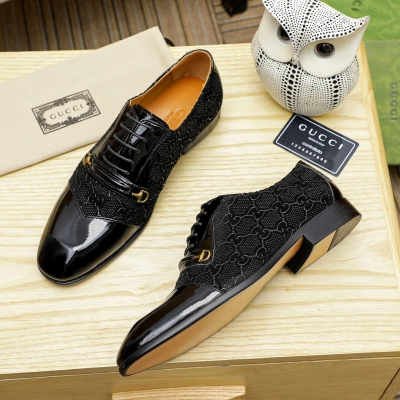 Trendsetting Gxccx Leather Shoes 163009
