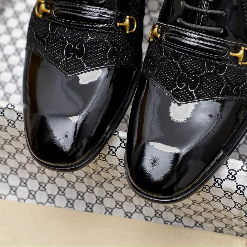 Trendsetting Gxccx Leather Shoes 163009