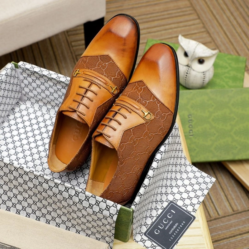 Gxccx Leather Shoes Versatile 163015