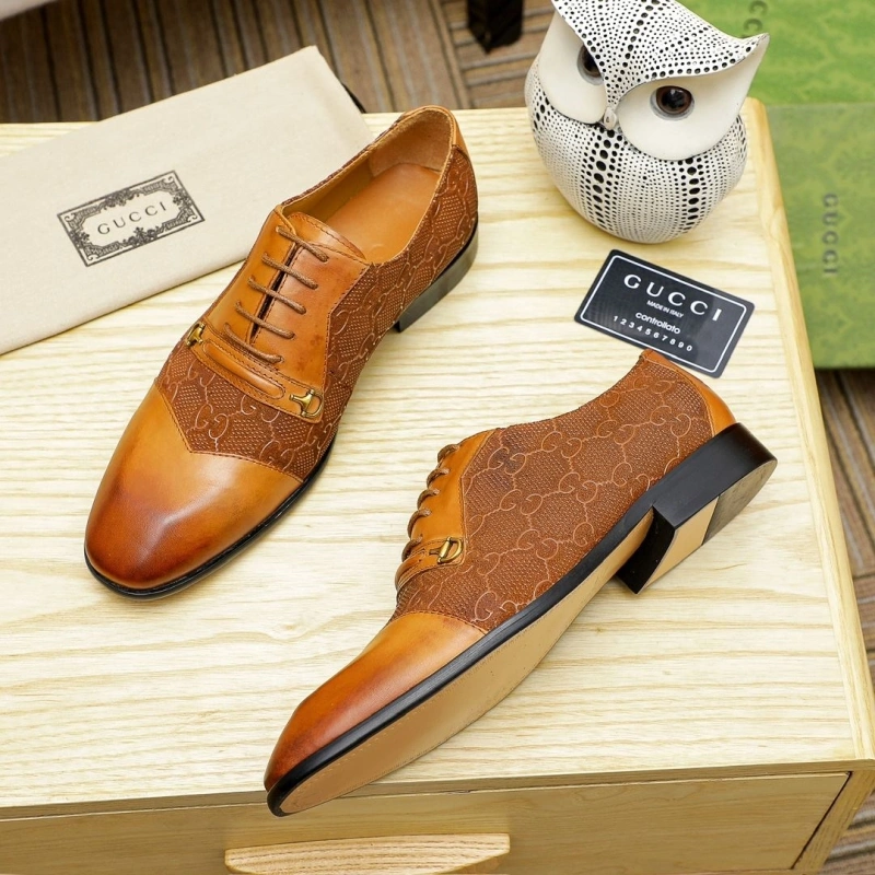 Gxccx Leather Shoes Versatile 163015