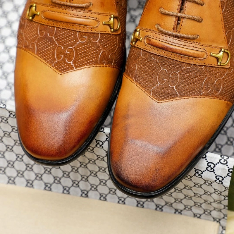 Gxccx Leather Shoes Versatile 163015