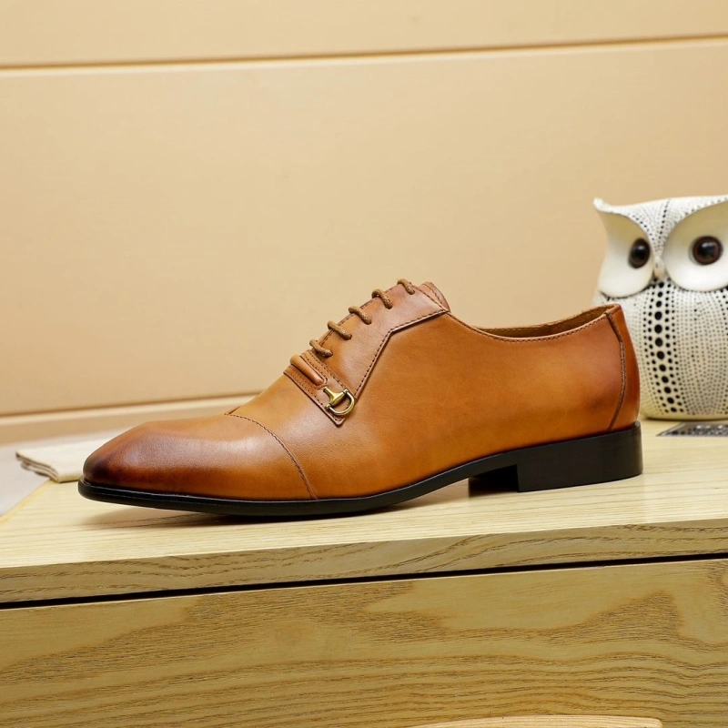 Gxccx Leather Shoes Breathable 163014