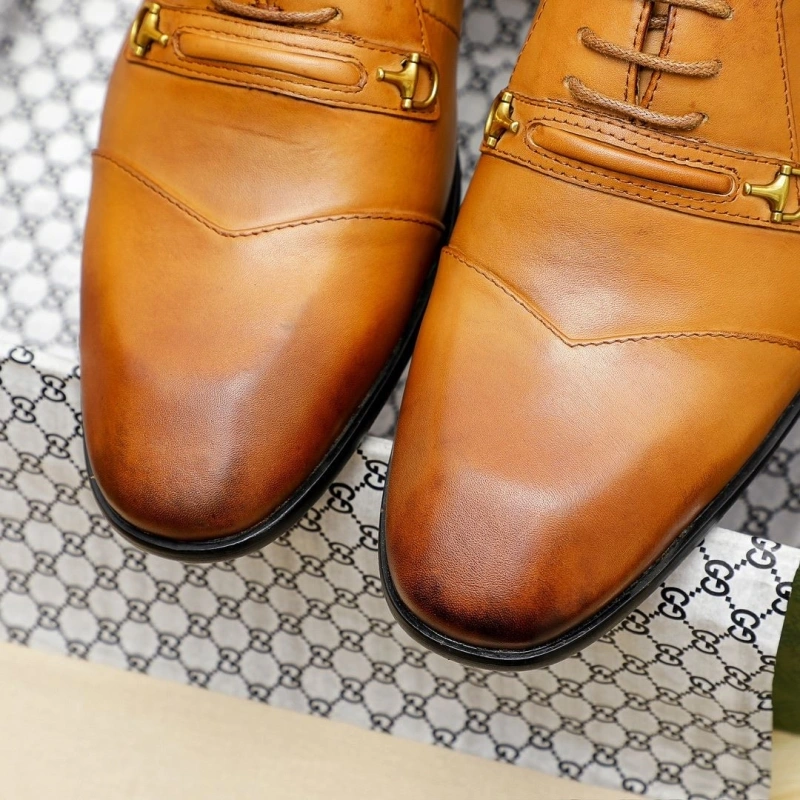 Gxccx Leather Shoes Breathable 163014