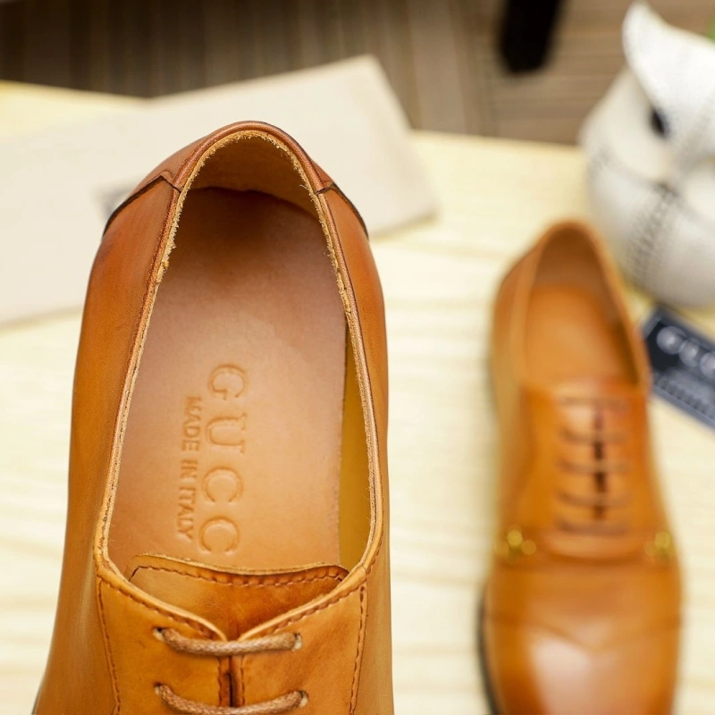 Gxccx Leather Shoes Breathable 163014