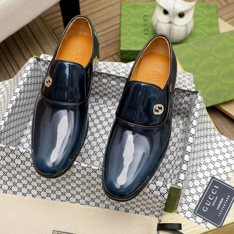 Trendy Gxccx Leather Shoes 163020