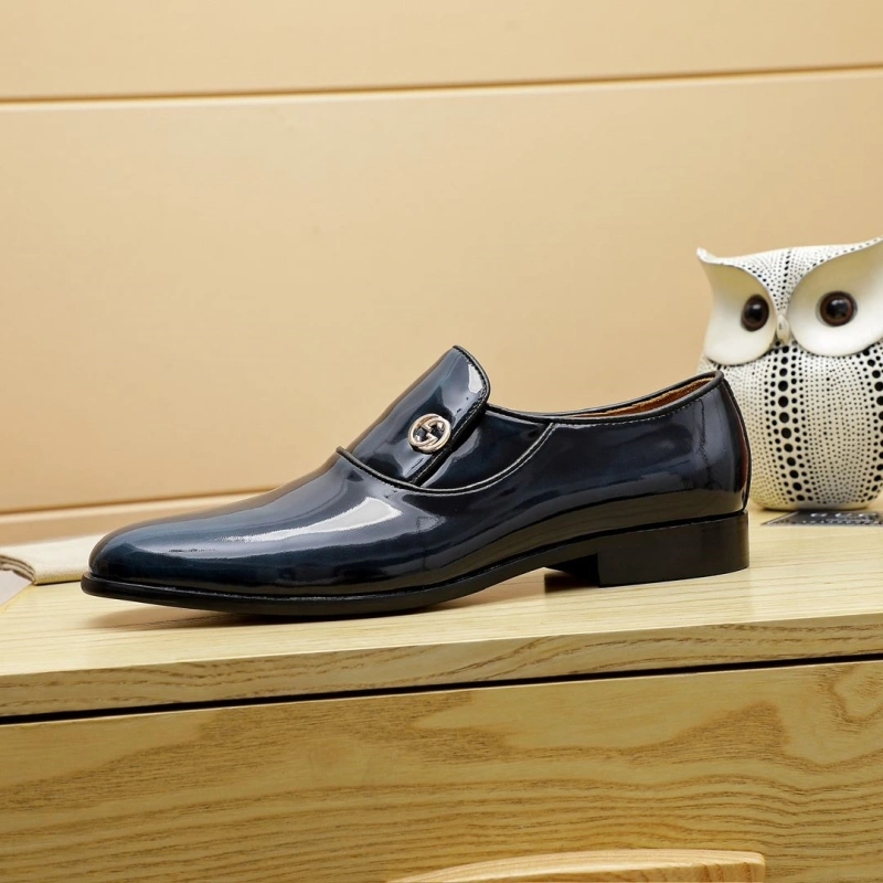 Trendy Gxccx Leather Shoes 163020