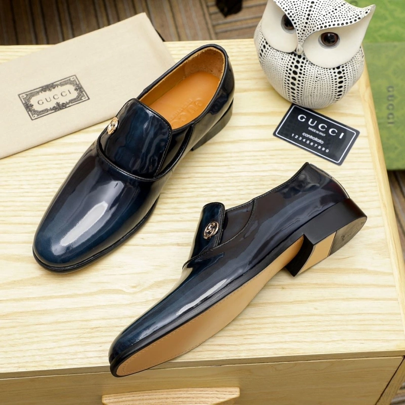 Trendy Gxccx Leather Shoes 163020