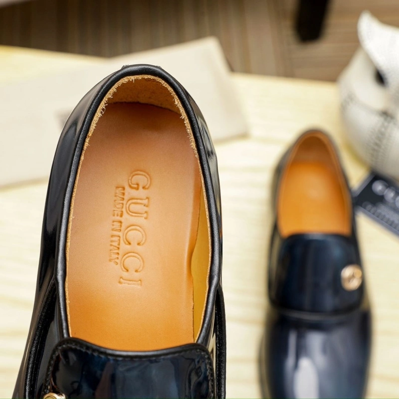 Trendy Gxccx Leather Shoes 163020