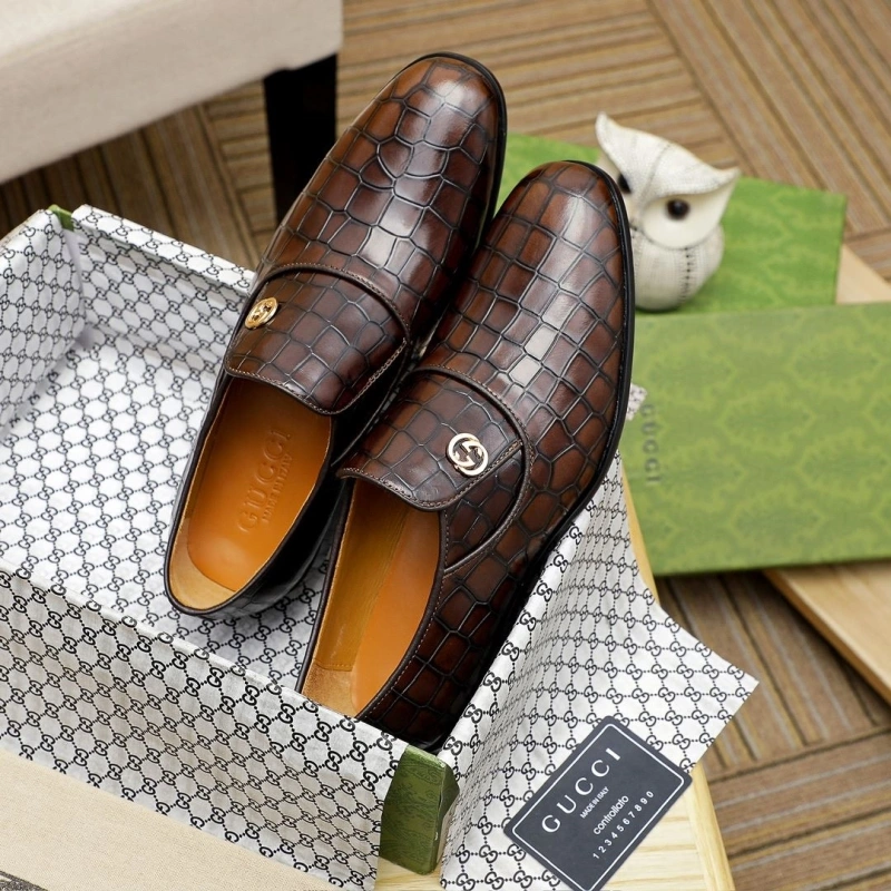 Modern Gxccx Leather Shoes 163007