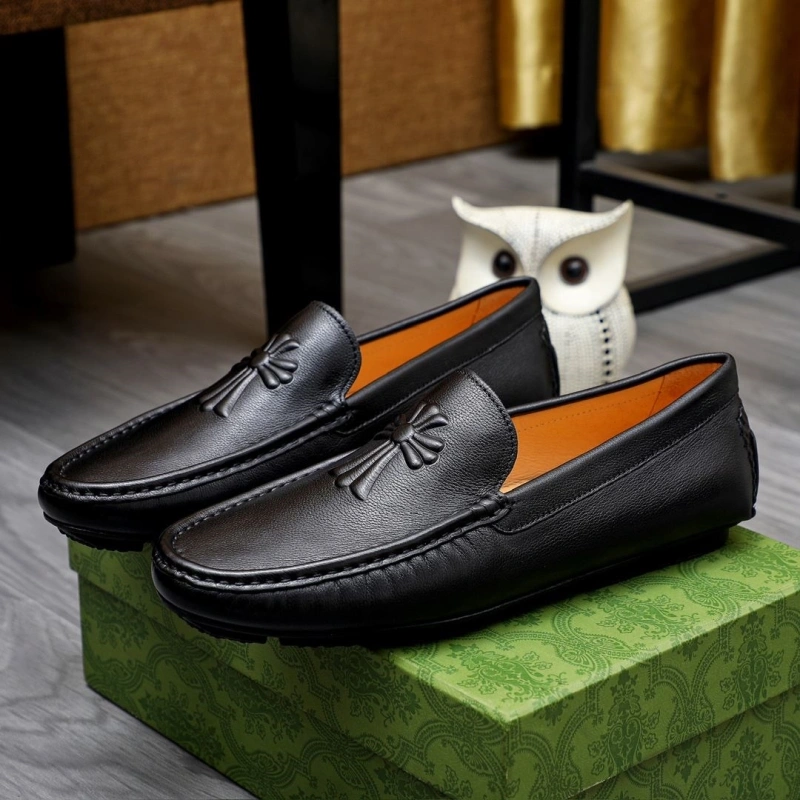 Trendsetting Gxccx Leather Shoes 162985