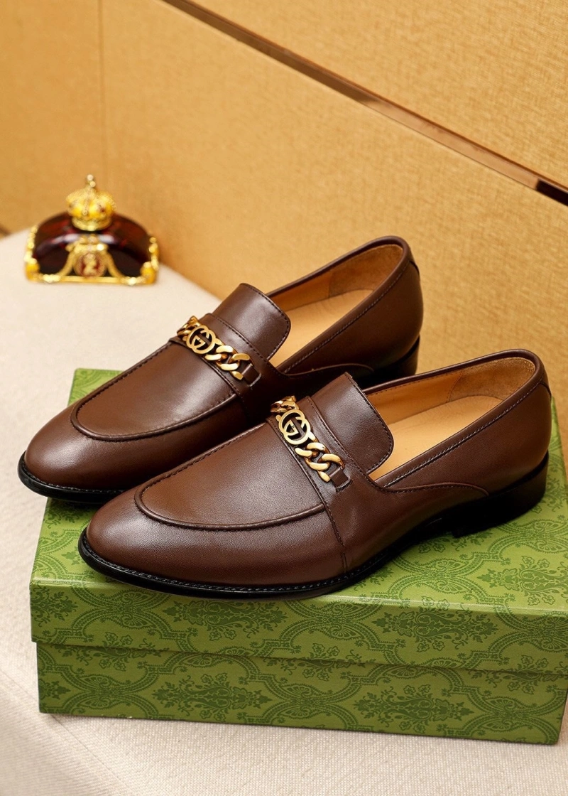 Trendsetting Gxccx Leather Shoes 162978