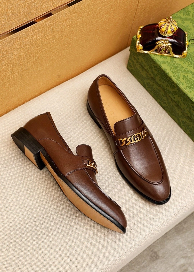 Trendsetting Gxccx Leather Shoes 162978