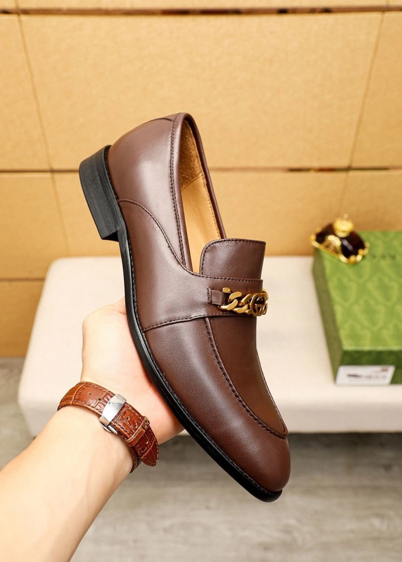Trendsetting Gxccx Leather Shoes 162978