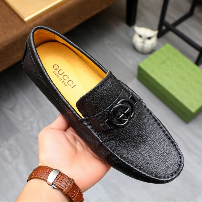 Elegant Gxccx Leather Shoes 162941