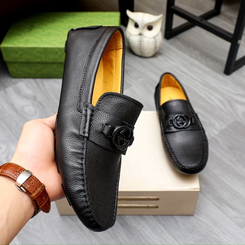 Elegant Gxccx Leather Shoes 162941
