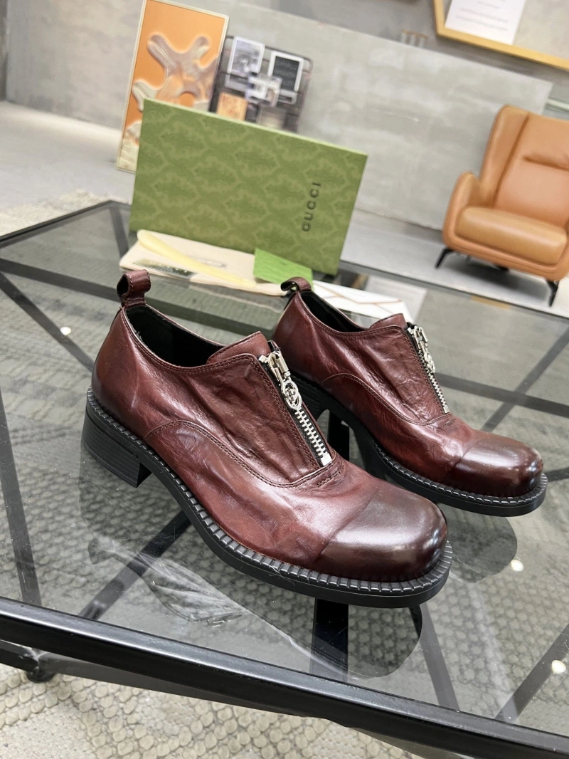 Stylish Gxccx Leather Shoes 162917