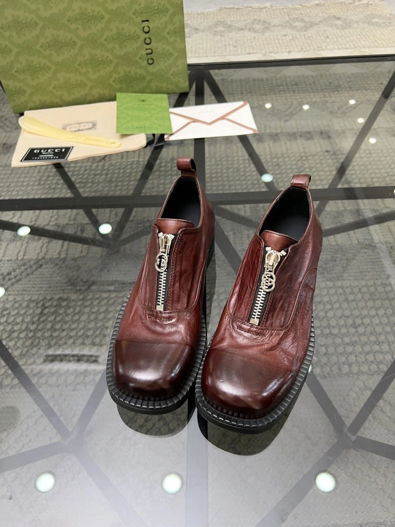 Stylish Gxccx Leather Shoes 162917