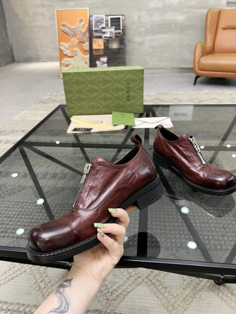 Stylish Gxccx Leather Shoes 162917
