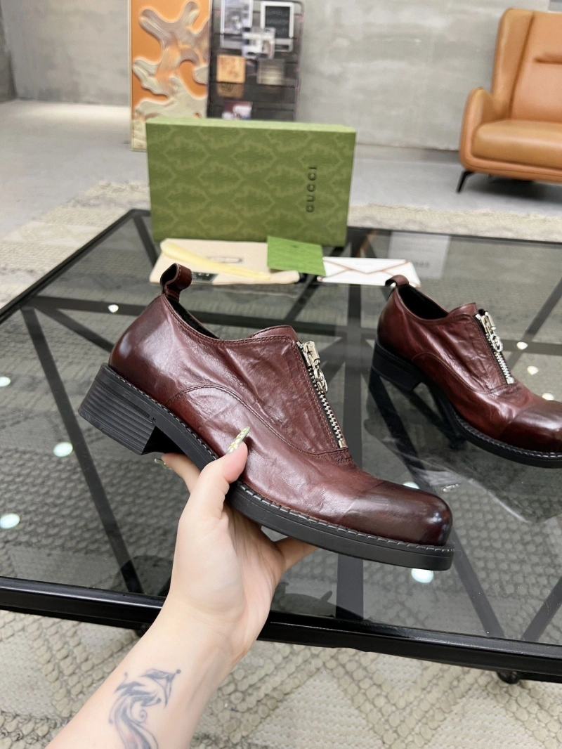 Stylish Gxccx Leather Shoes 162917