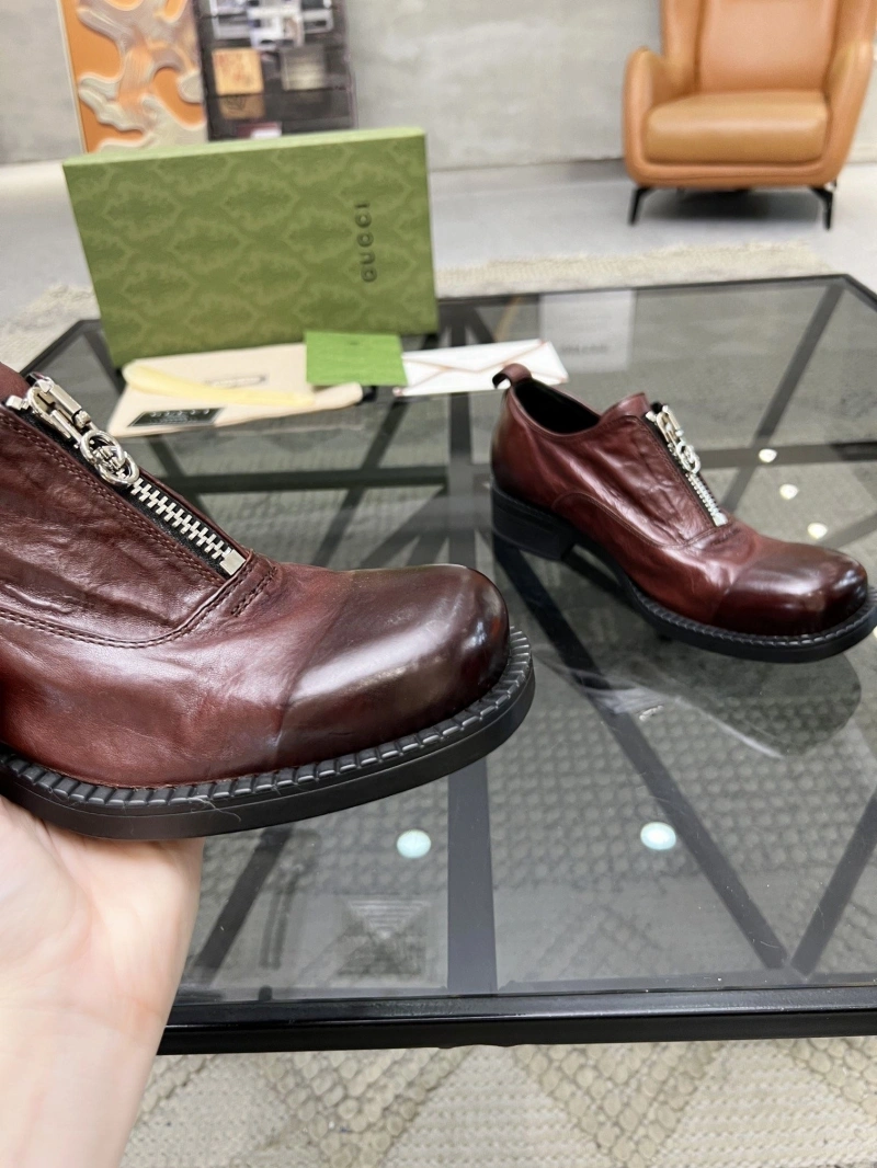 Stylish Gxccx Leather Shoes 162917