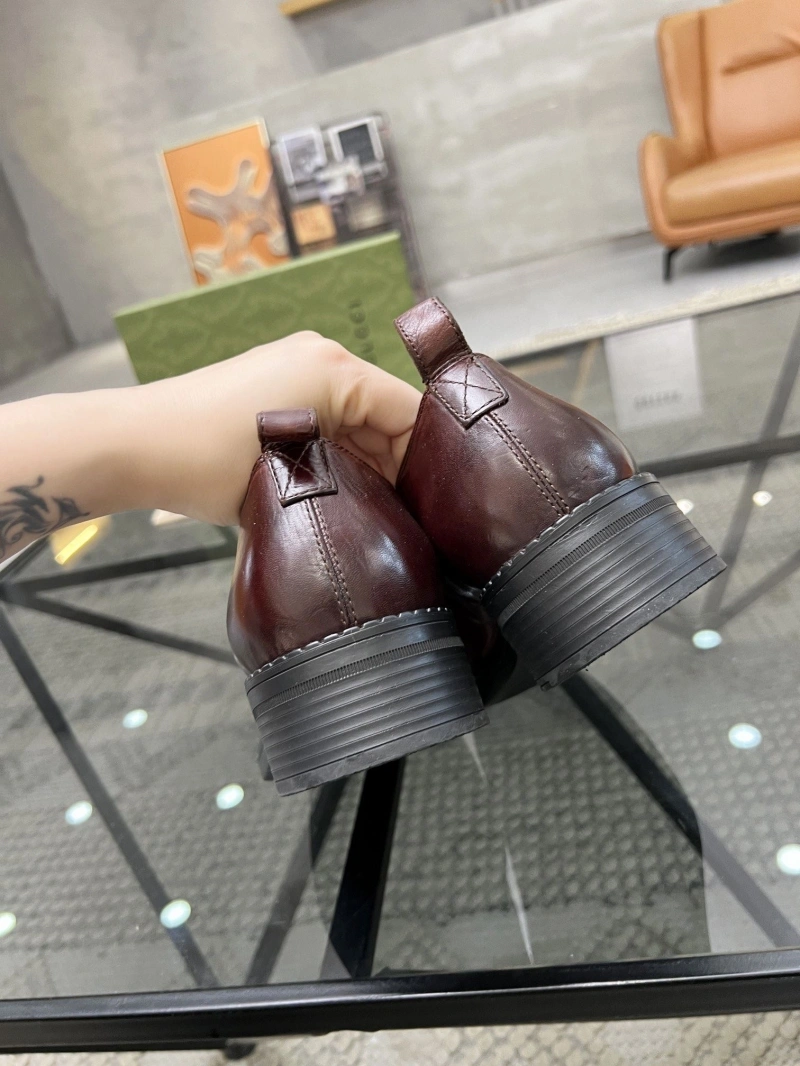 Stylish Gxccx Leather Shoes 162917
